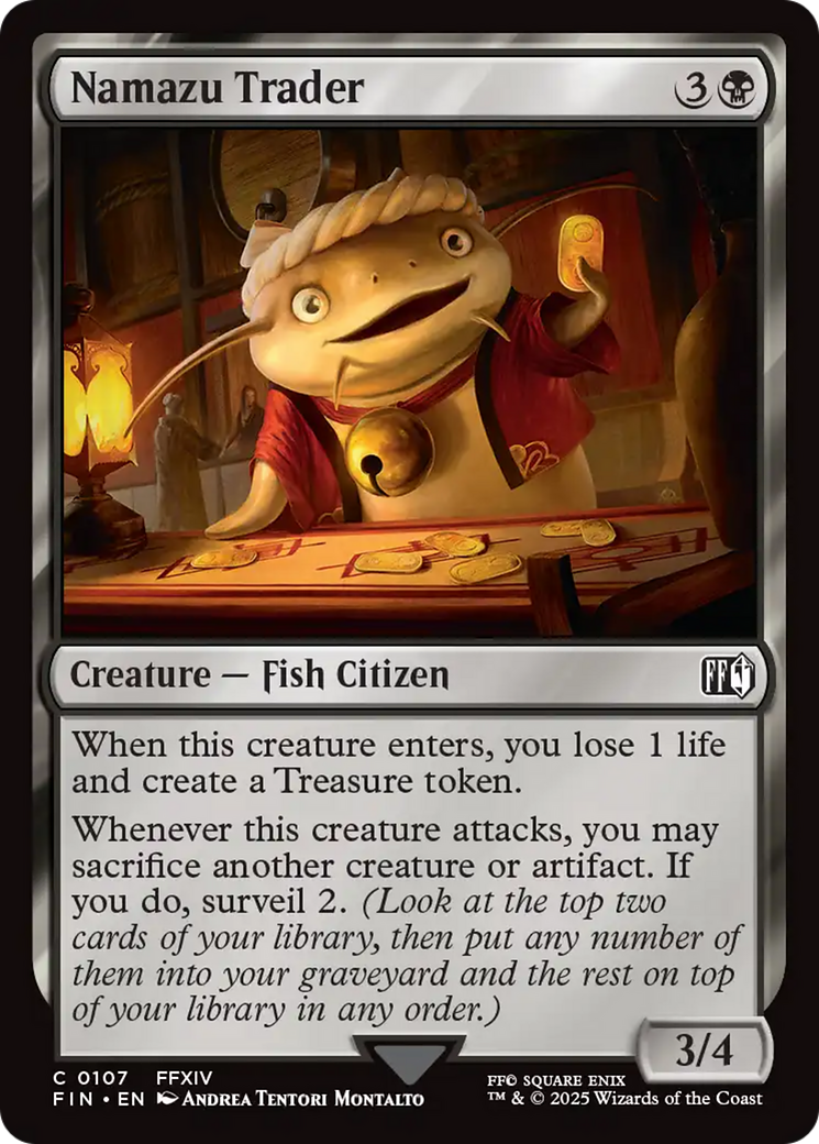 Namazu Trader [FINAL FANTASY] | Cards and Coasters CA