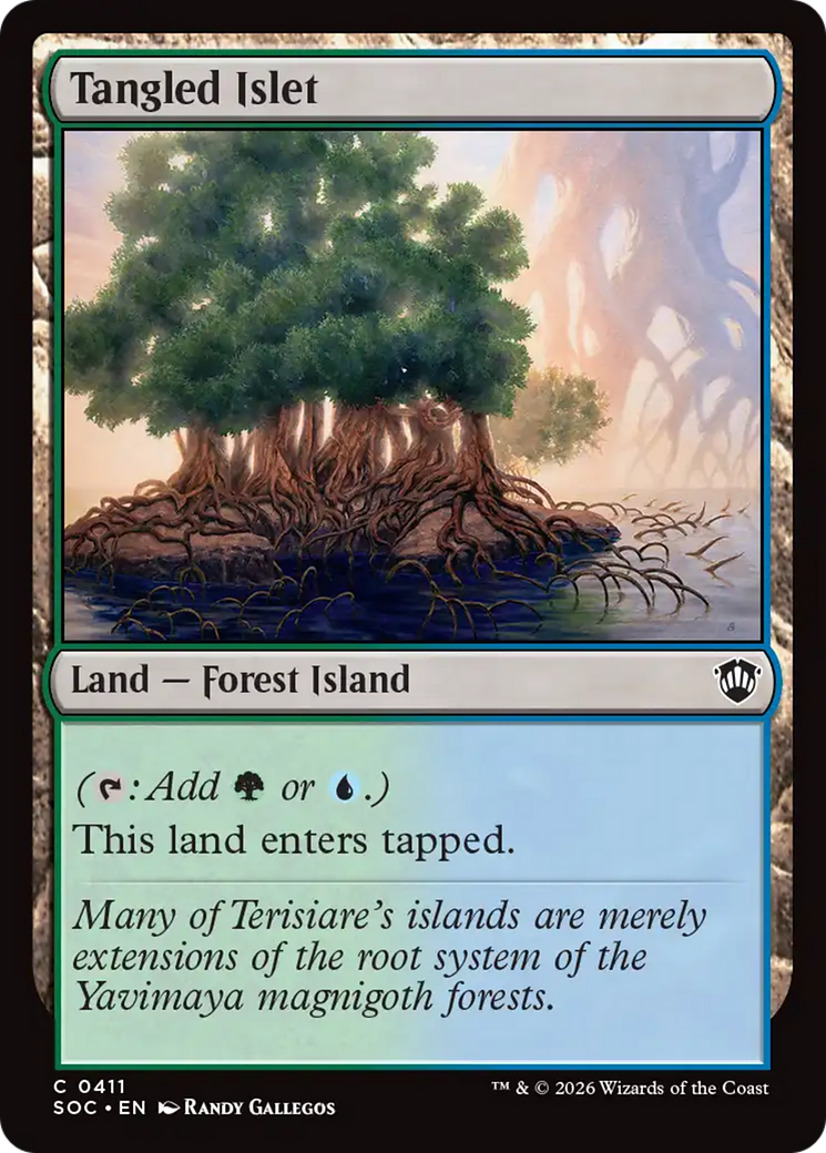 Tangled Islet [Secrets of Strixhaven Commander] | Cards and Coasters CA