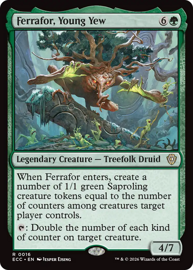 Ferrafor, Young Yew [Lorwyn Eclipsed Commander] | Cards and Coasters CA