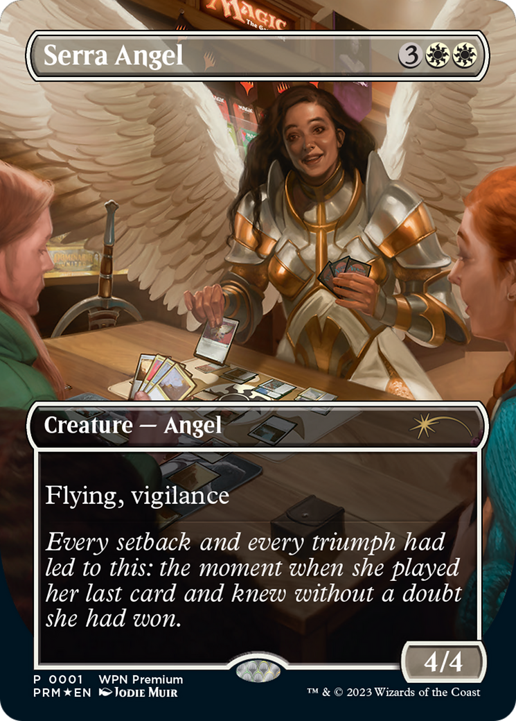 Serra Angel [Wizards Play Network 2024] | Cards and Coasters CA