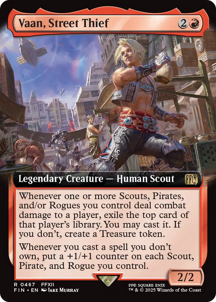 Vaan, Street Thief (Extended Art) [FINAL FANTASY] | Cards and Coasters CA