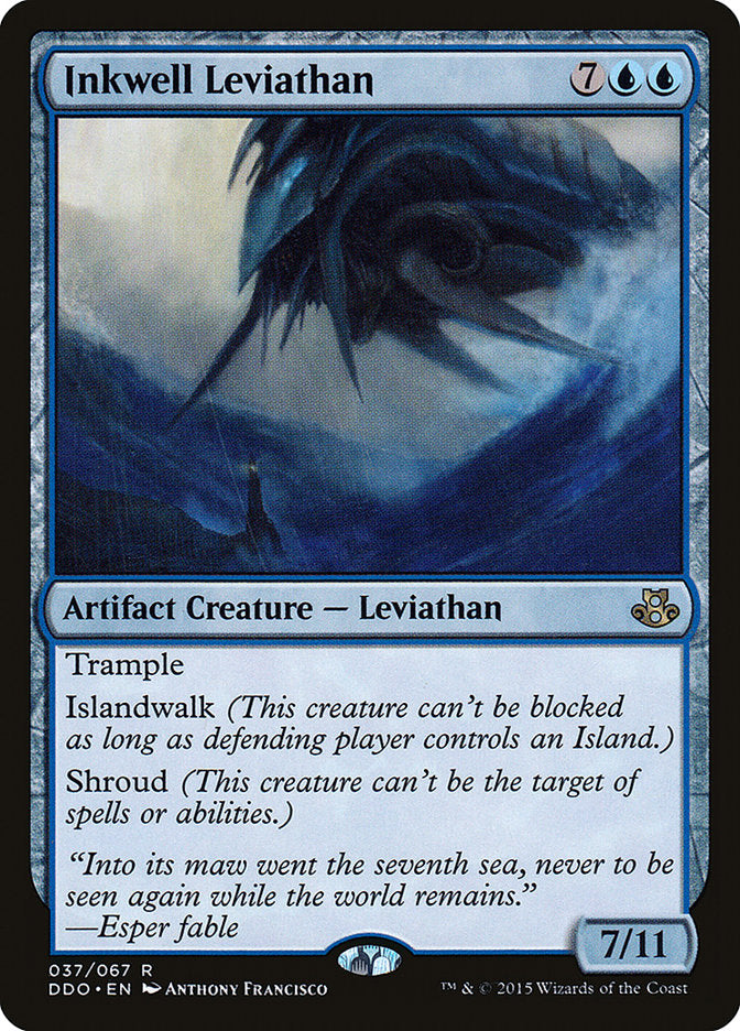 Inkwell Leviathan [Duel Decks: Elspeth vs. Kiora] | Cards and Coasters CA