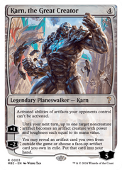 Karn, the Great Creator (White Border) [Mystery Booster 2] | Cards and Coasters CA