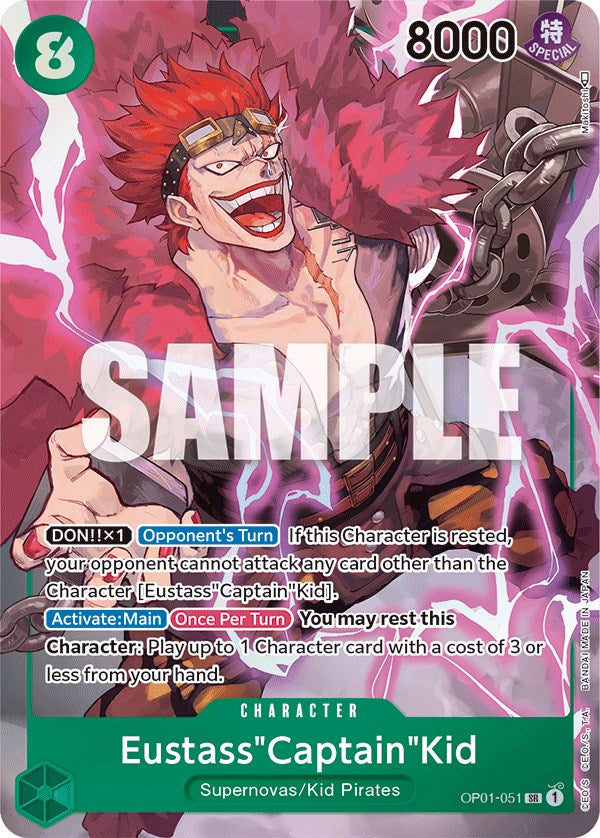 Eustass"Captain"Kid (Parallel) [Romance Dawn] | Cards and Coasters CA