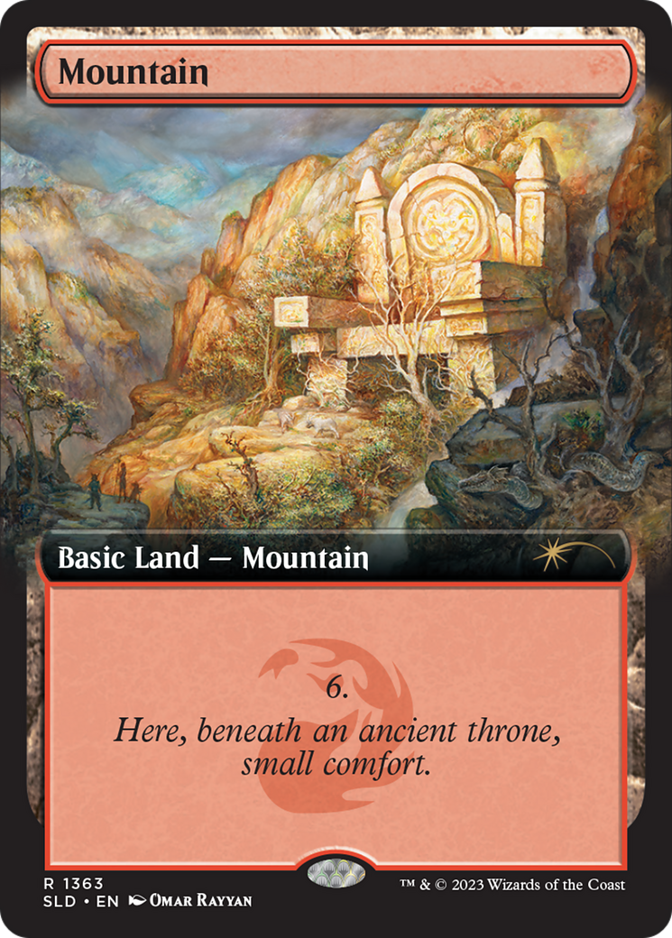 Mountain (1363) [Secret Lair Drop Series] | Cards and Coasters CA