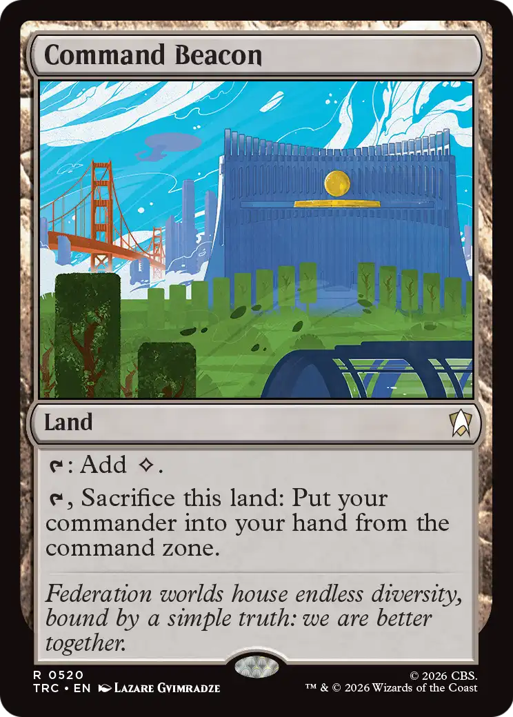 Command Beacon [Star Trek Commander] | Cards and Coasters CA