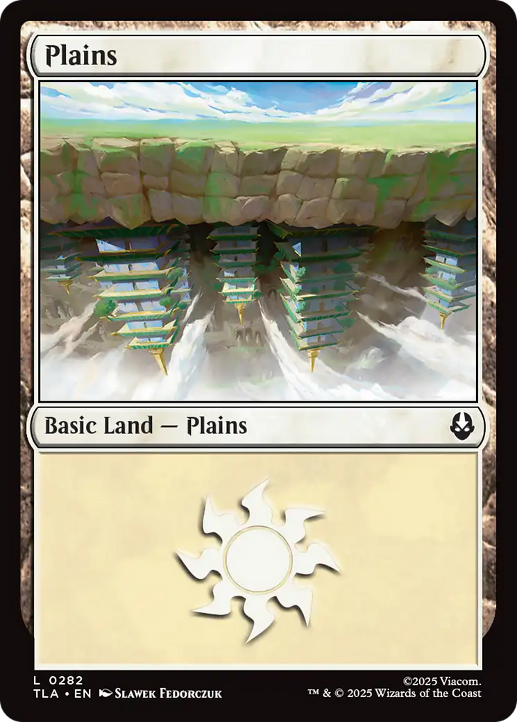 Plains (0282) [Avatar: The Last Airbender] | Cards and Coasters CA