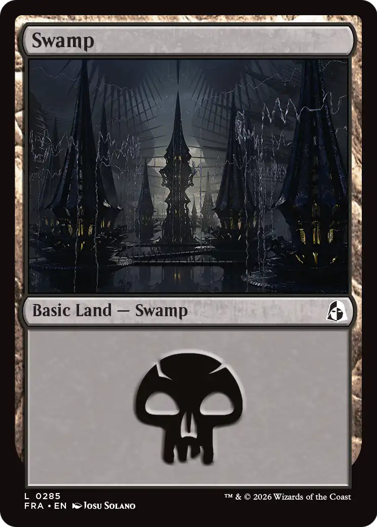 Swamp (0285) [Reality Fracture] | Cards and Coasters CA