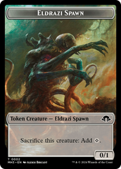 Eldrazi Spawn // Blood Double-Sided Token [Modern Horizons 3 Tokens] | Cards and Coasters CA