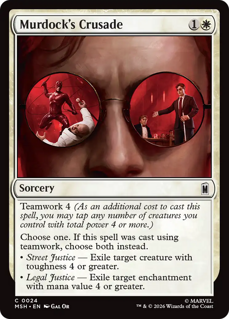 Murdock's Crusade [Marvel Super Heroes] | Cards and Coasters CA