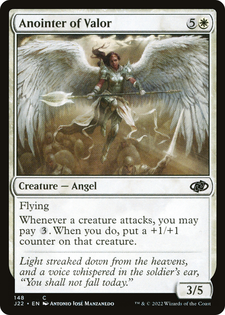 Anointer of Valor [Jumpstart 2022] | Cards and Coasters CA