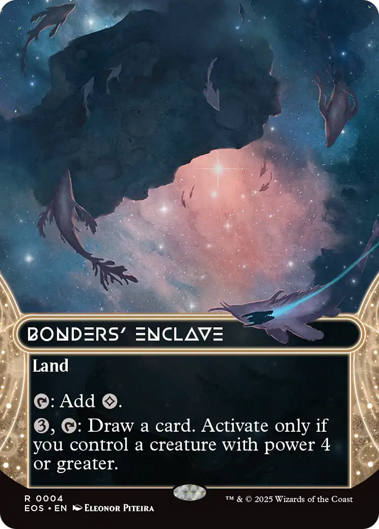 Bonders' Enclave (0004) (Borderless) [Edge of Eternities: Stellar Sights] | Cards and Coasters CA