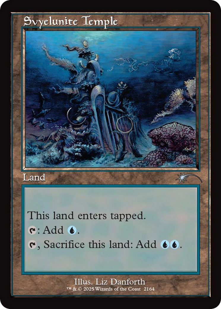 Svyelunite Temple (Retro Frame) [Secret Lair Drop Series] | Cards and Coasters CA