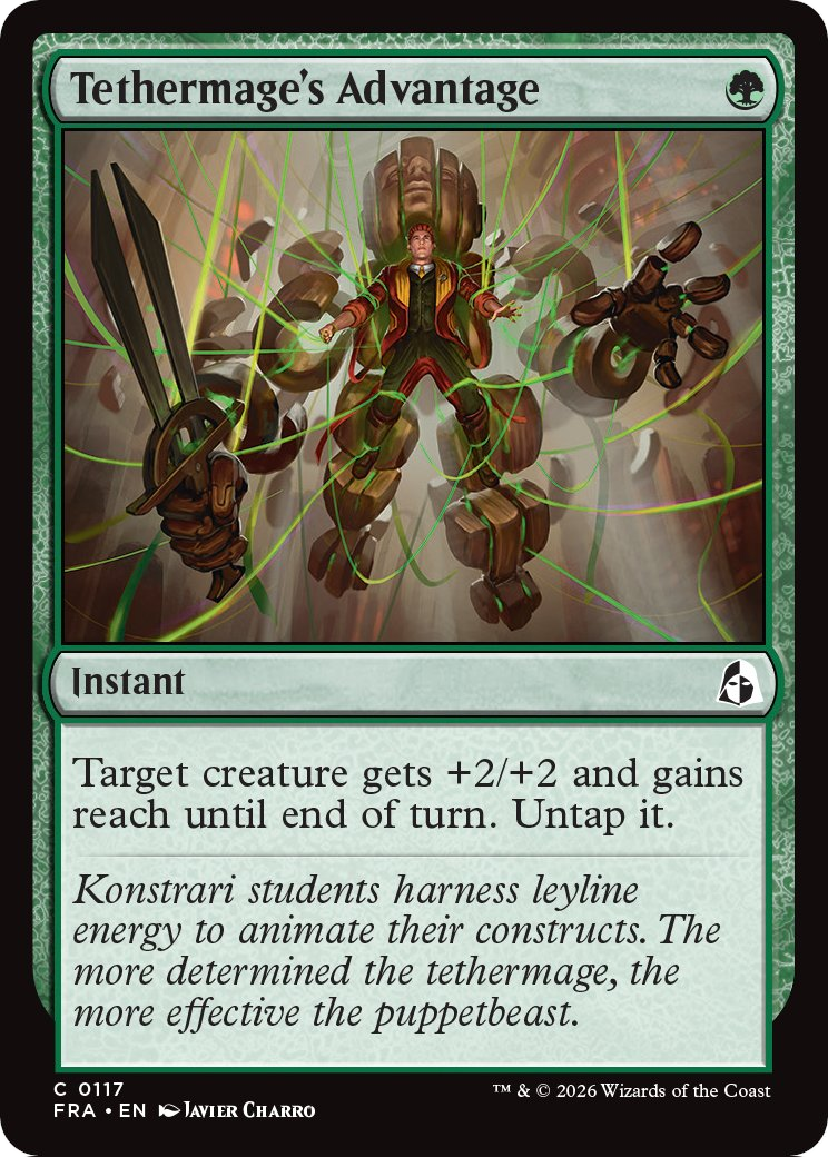 Tethermage's Advantage [Reality Fracture] | Cards and Coasters CA