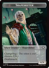 Shapeshifter // Golem (0013) Double-Sided Token [Edge of Eternities Commander Tokens] | Cards and Coasters CA