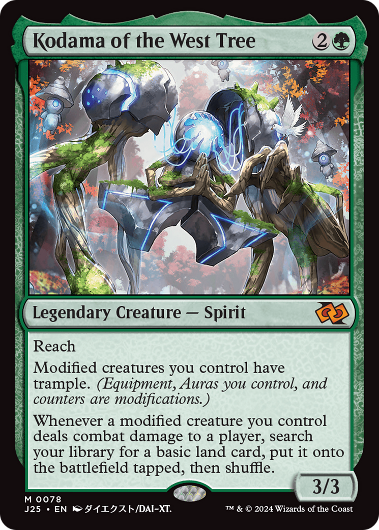 Kodama of the West Tree (Anime) [Foundations Jumpstart] | Cards and Coasters CA