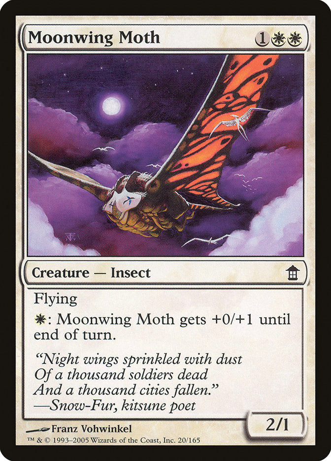Moonwing Moth [Saviors of Kamigawa] | Cards and Coasters CA