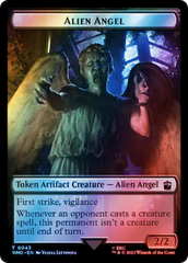 Alien Angel // Clue (0051) Double-Sided Token (Surge Foil) [Doctor Who Tokens] | Cards and Coasters CA