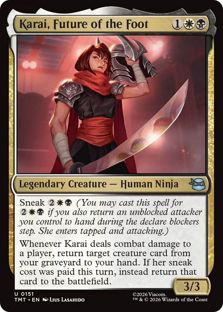 Karai, Future of the Foot [Teenage Mutant Ninja Turtles] | Cards and Coasters CA