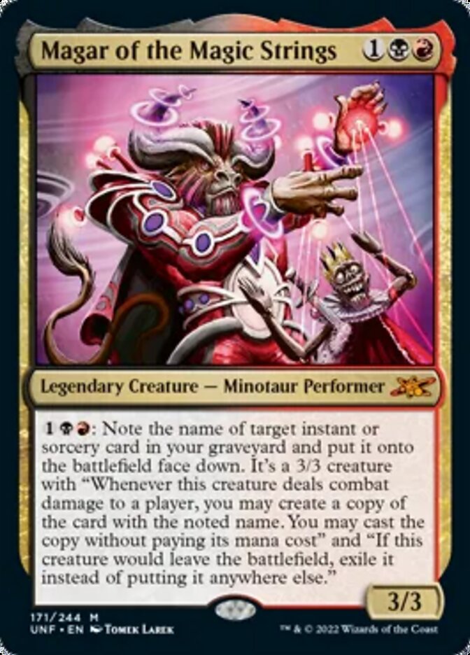 Magar of the Magic Strings [Unfinity] | Cards and Coasters CA