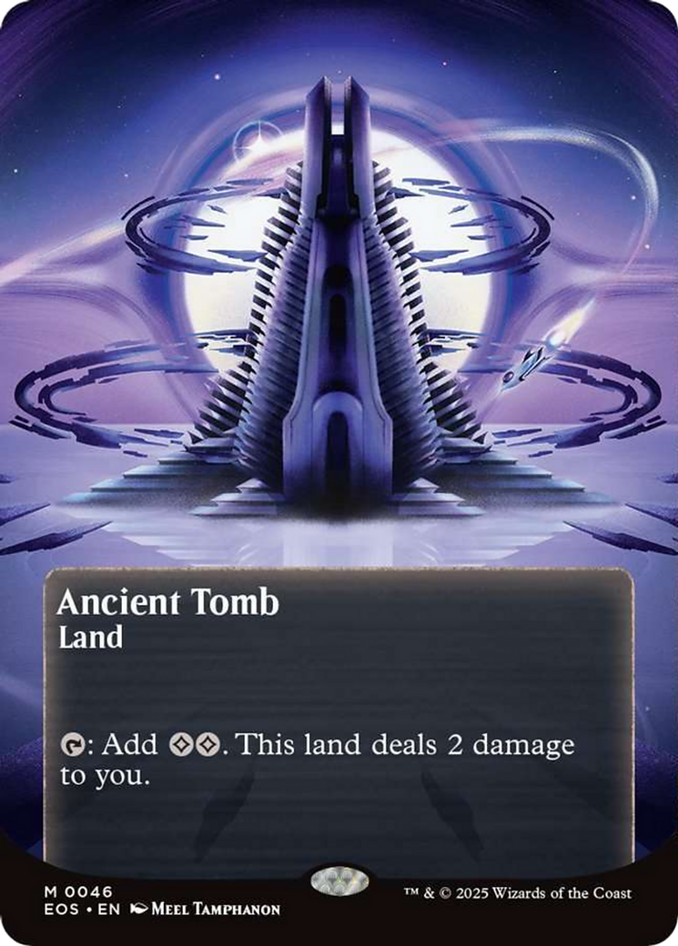 Ancient Tomb (0046) (Borderless) [Edge of Eternities: Stellar Sights] | Cards and Coasters CA