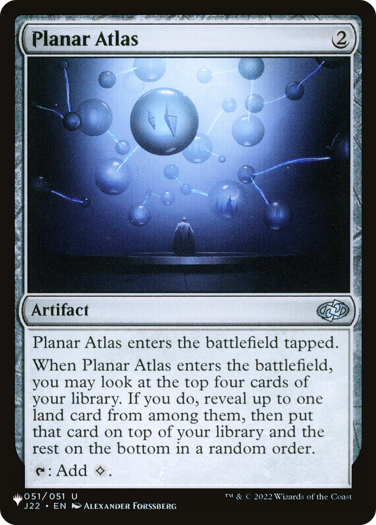 Planar Atlas [The List Reprints] | Cards and Coasters CA