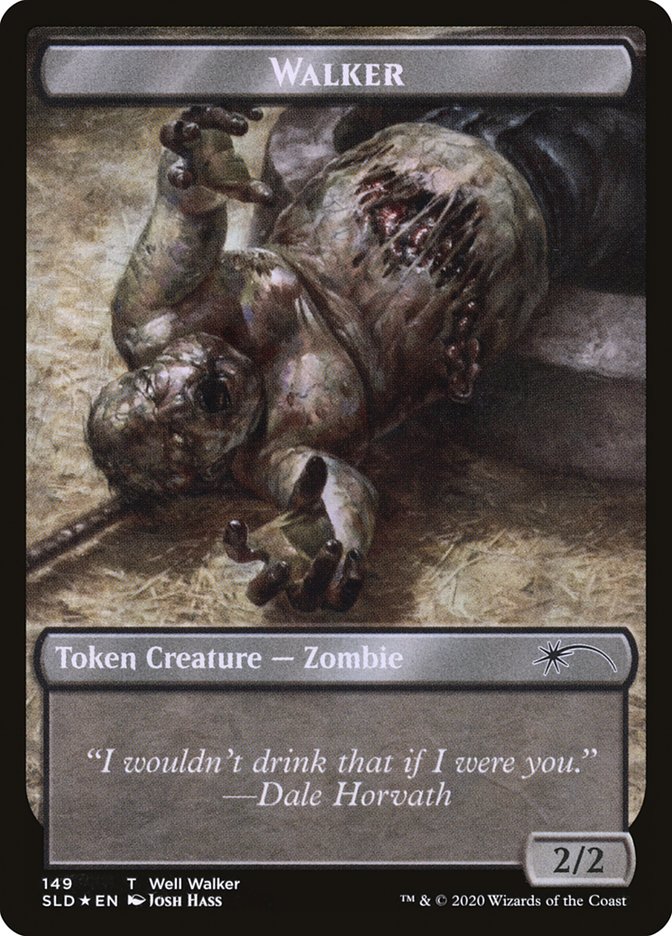 Walker Token (149 // 150) Double-Sided Token [Secret Lair Drop Series] | Cards and Coasters CA