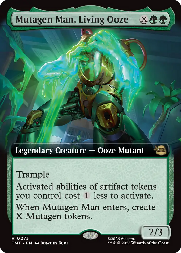 Mutagen Man, Living Ooze (Extended Art) [Teenage Mutant Ninja Turtles] | Cards and Coasters CA