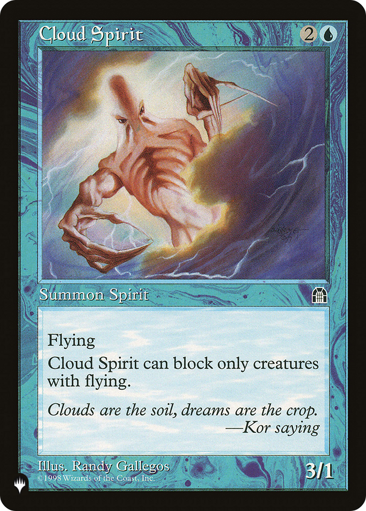 Cloud Spirit [The List Reprints] | Cards and Coasters CA