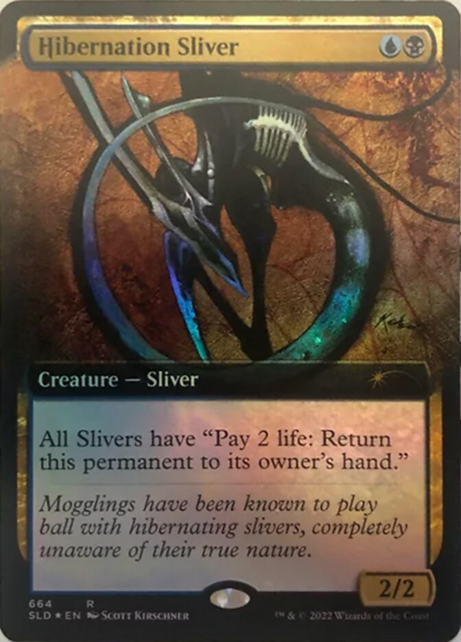 Hibernation Sliver (Extended Art) [Secret Lair Drop Promos] | Cards and Coasters CA