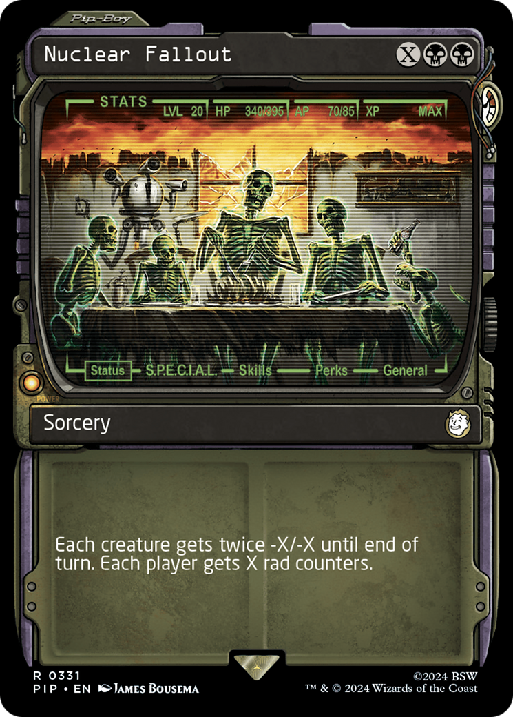 Nuclear Fallout (Showcase) [Fallout] | Cards and Coasters CA