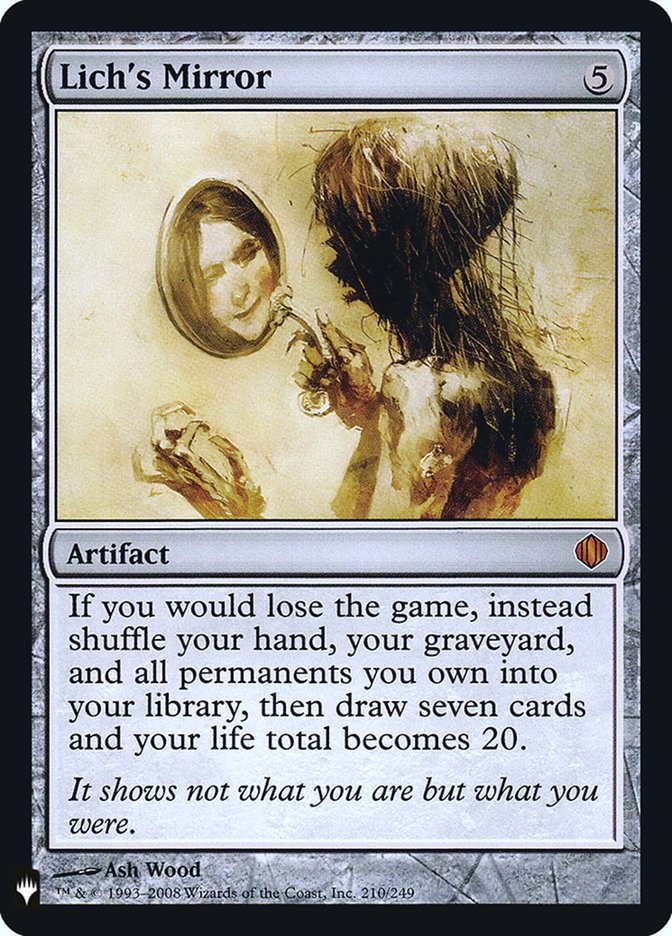 Lich's Mirror [Mystery Booster] | Cards and Coasters CA