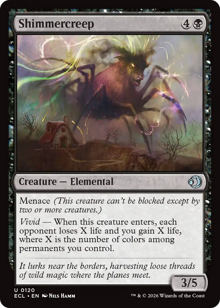 Shimmercreep [Lorwyn Eclipsed] | Cards and Coasters CA