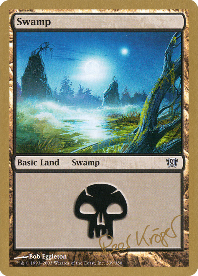 Swamp (pk339) (Peer Kroger) [World Championship Decks 2003] | Cards and Coasters CA