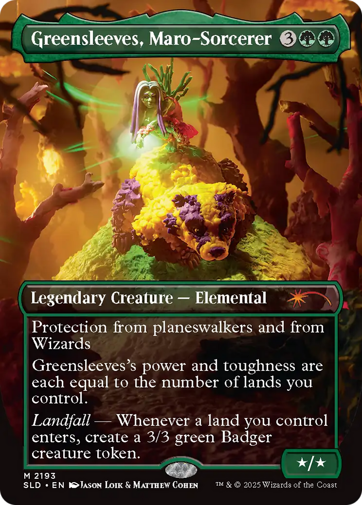 Greensleeves, Maro-Sorcerer [Secret Lair Drop Series] | Cards and Coasters CA