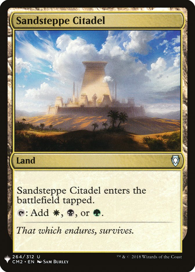 Sandsteppe Citadel [Mystery Booster] | Cards and Coasters CA