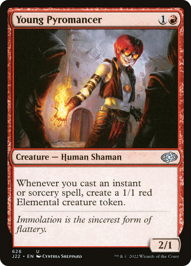 Young Pyromancer [Jumpstart 2022] | Cards and Coasters CA