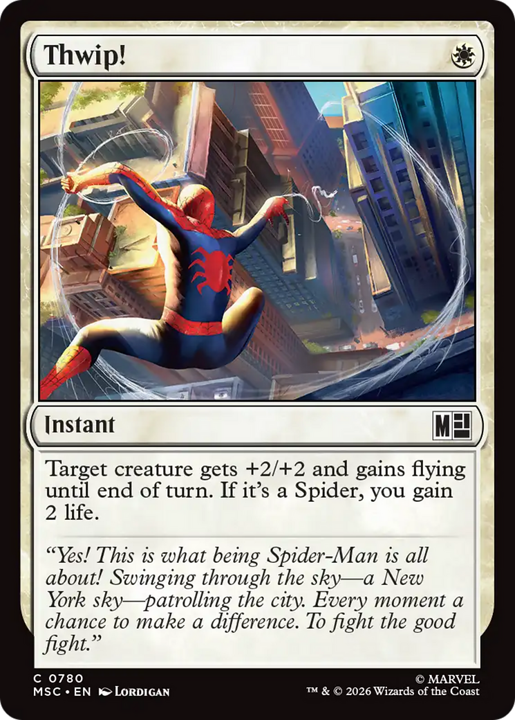 Thwip! [Marvel Super Heroes Commander] | Cards and Coasters CA