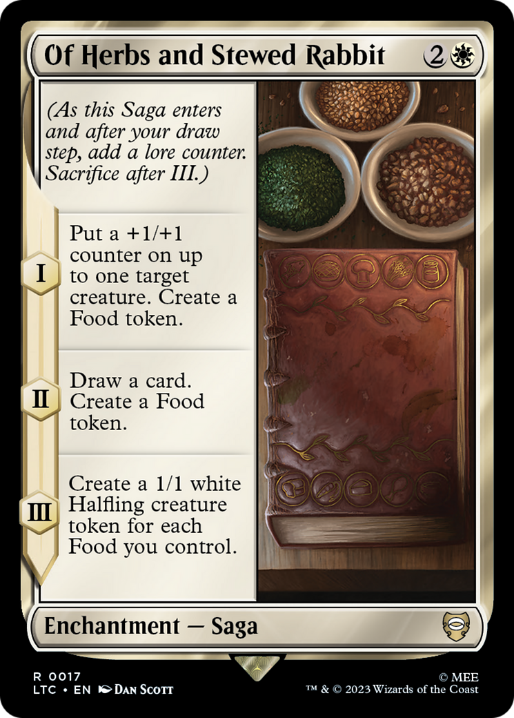 Of Herbs and Stewed Rabbit [The Lord of the Rings: Tales of Middle-Earth Commander] | Cards and Coasters CA