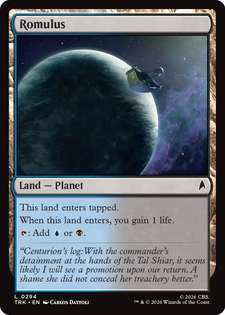 Romulus [Star Trek] | Cards and Coasters CA
