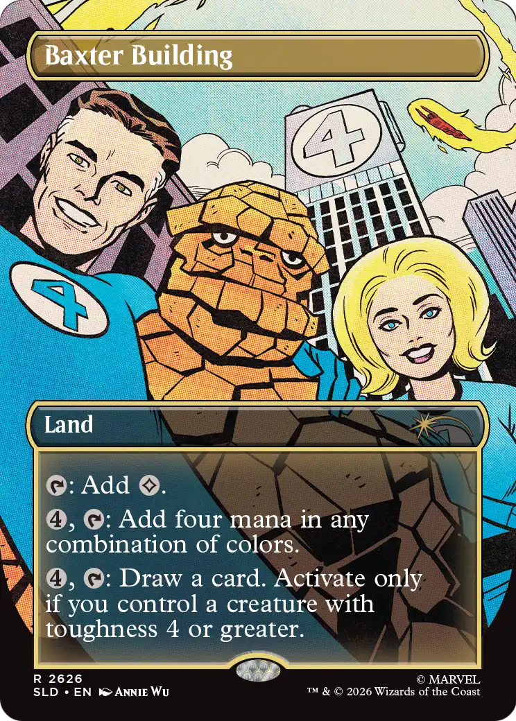 Baxter Building [Secret Lair Drop Series] | Cards and Coasters CA