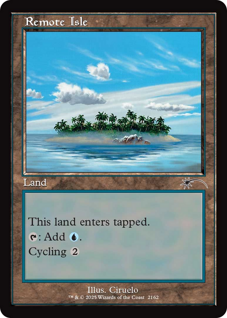 Remote Isle (Retro Frame) [Secret Lair Drop Series] | Cards and Coasters CA