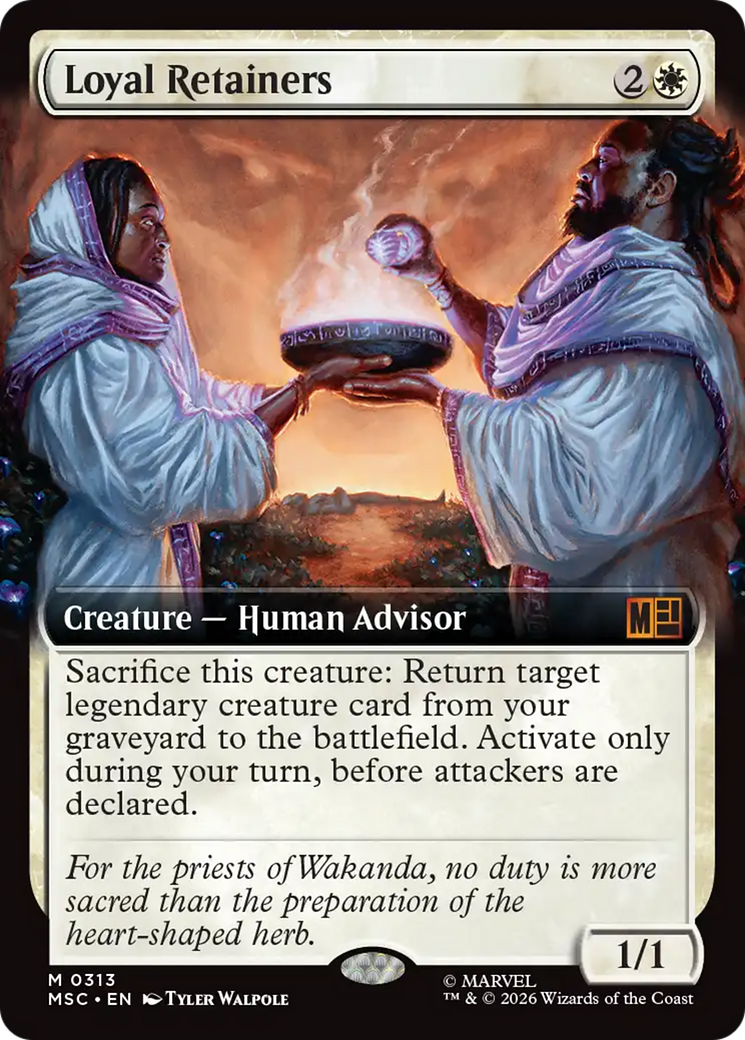 Loyal Retainers (Extended Art) [Marvel Super Heroes Commander] | Cards and Coasters CA