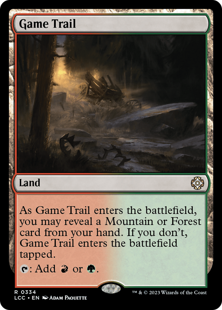 Game Trail [The Lost Caverns of Ixalan Commander] | Cards and Coasters CA