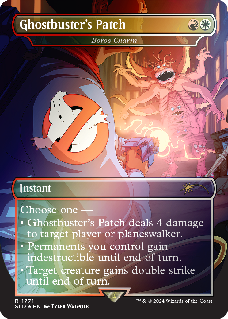 Ghostbuster's Patch - Boros Charm (Rainbow Foil) [Secret Lair Drop Series] | Cards and Coasters CA
