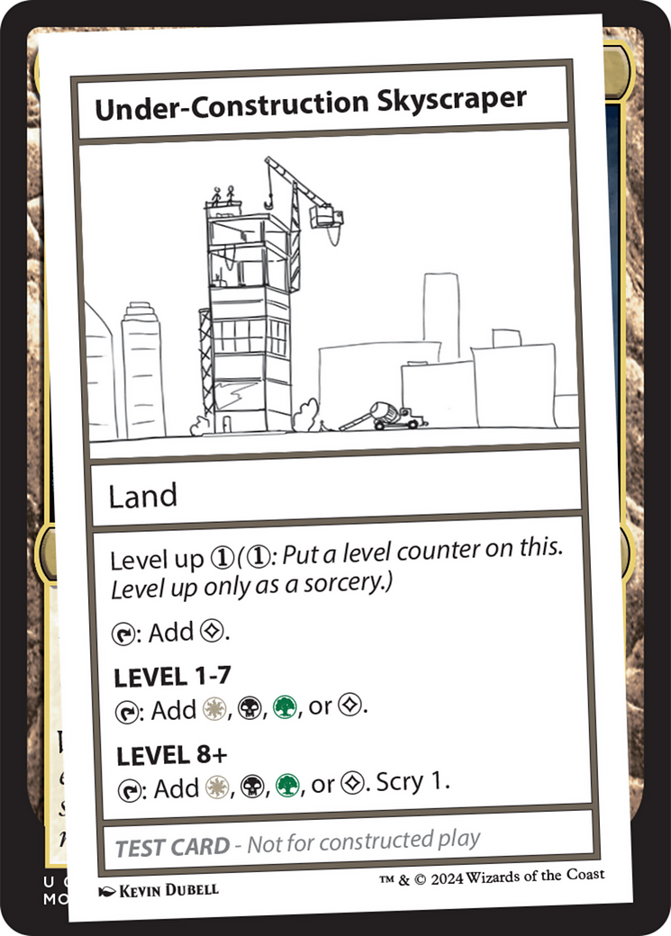 Under-Construction Skyscraper [Mystery Booster 2 Playtest Cards] | Cards and Coasters CA