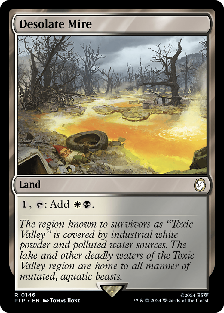 Desolate Mire [Fallout] | Cards and Coasters CA