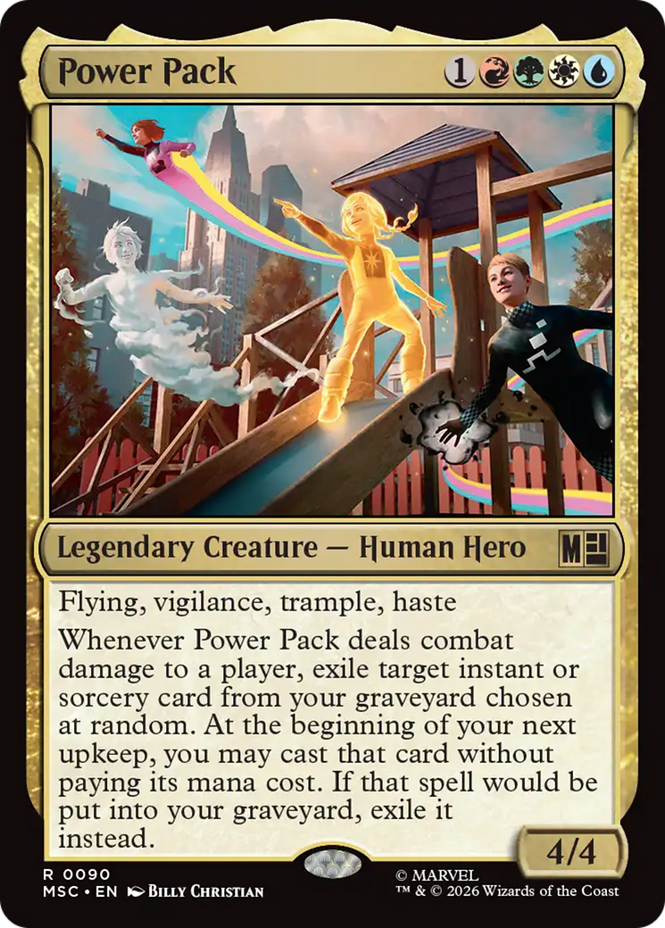 Power Pack (Surge Foil) [Marvel Super Heroes Commander] | Cards and Coasters CA