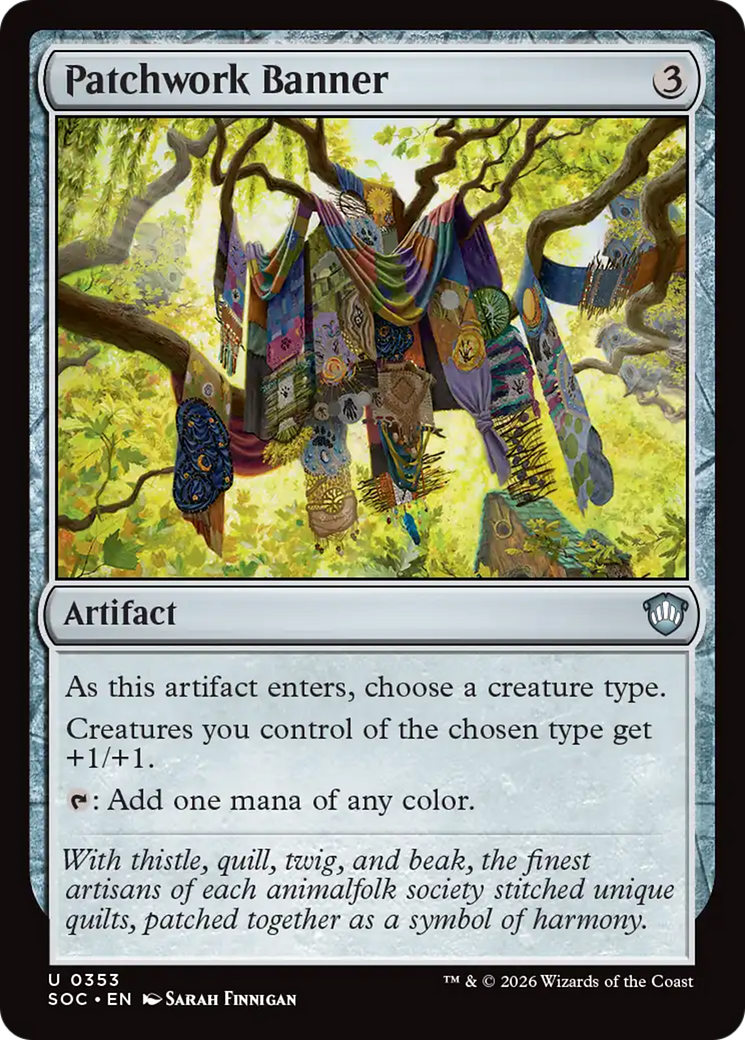 Patchwork Banner [Secrets of Strixhaven Commander] | Cards and Coasters CA