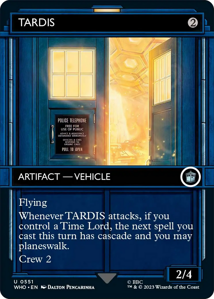 TARDIS (Showcase) [Doctor Who] | Cards and Coasters CA